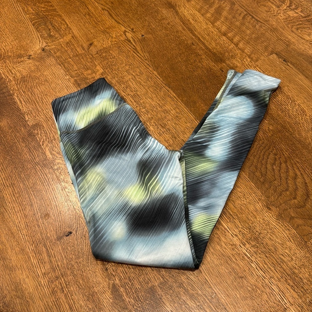 Athletes Women’s Leggings Blue and Green Size XXS